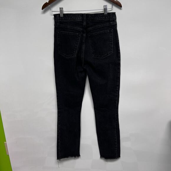 Abercrombie & Fitch Woman Jeans Middle Seam High Rise Split Ankle Sz 2 S 25x28.5 - Picture 9 of 10